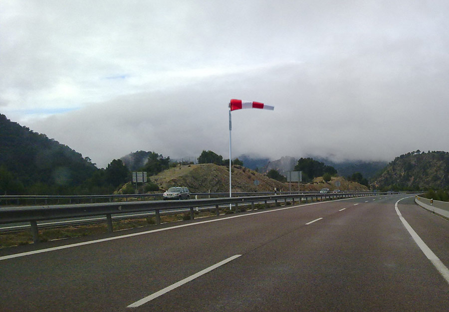 Conducir con viento